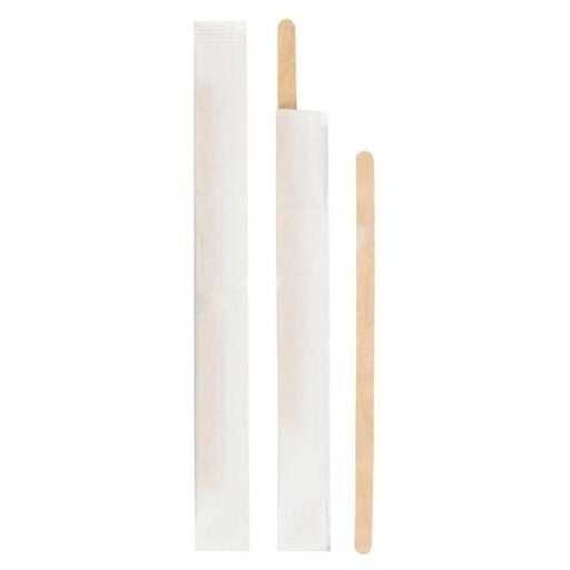 Kağıt Sargılı Tahta Karıştırıcı