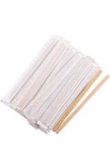 Kağıt Sargılı Tahta Karıştırıcı - Çay/Kahve - 250'li - 16 Kutu