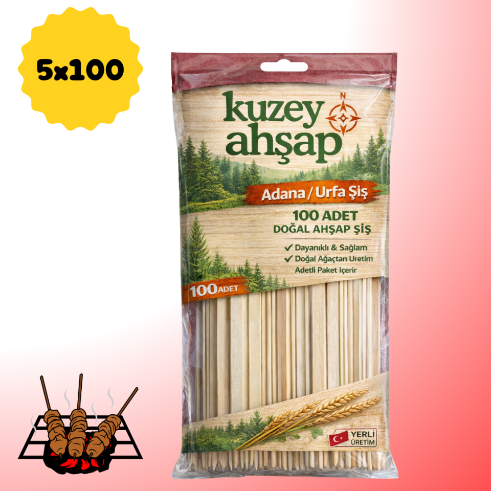 Adana/Kebap Şiş 500 Adet
