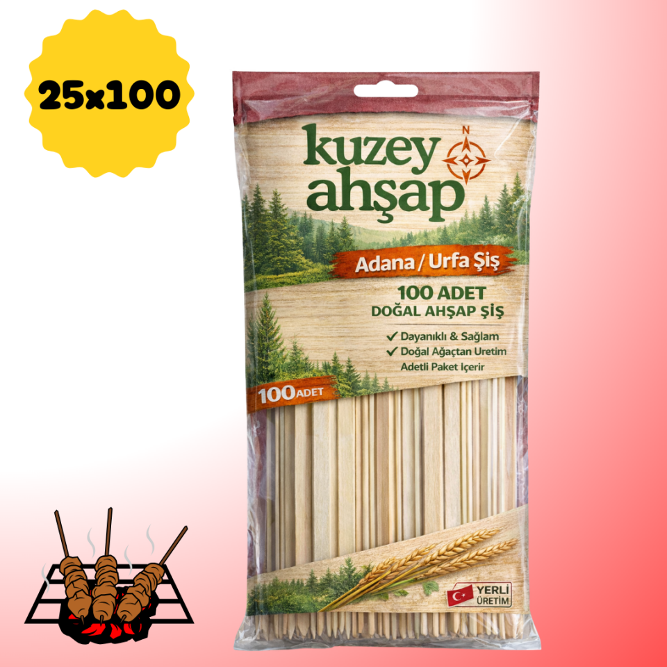 Adana/Kebap Şiş 2500 Adet