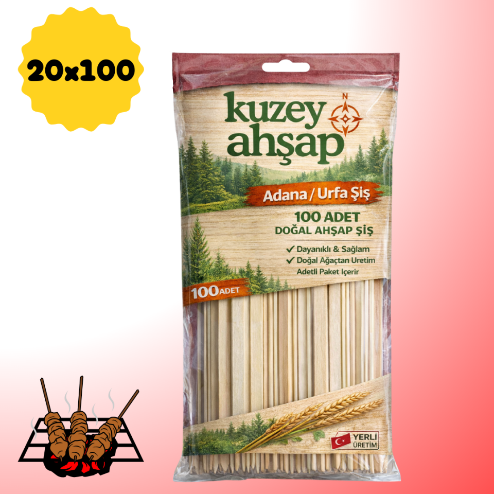 Adana/Kebap Şiş 2000 Adet